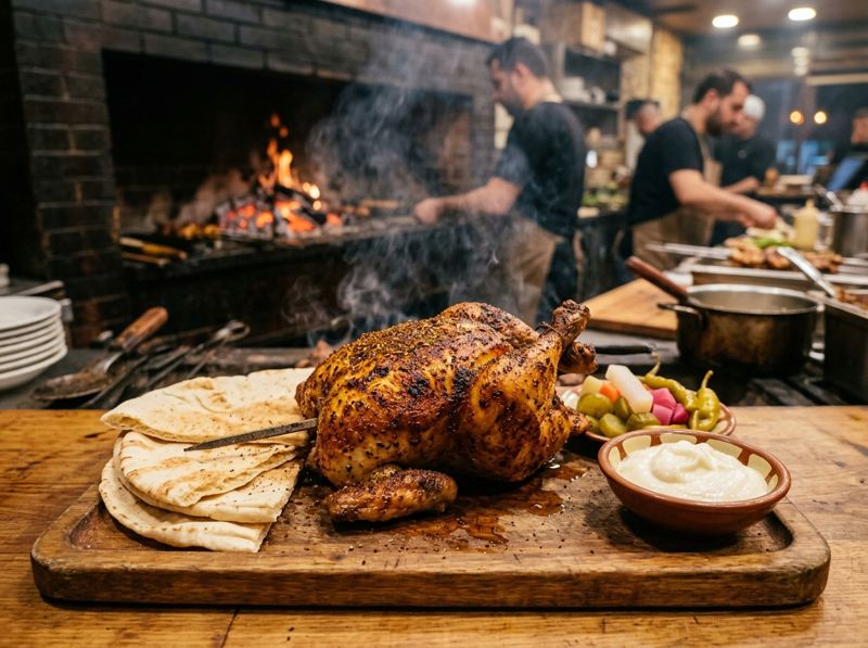 Hähnchen vom Grill